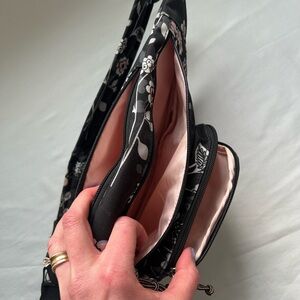 Vera Bradley Black Floral Crossbody Bag